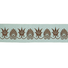 Anthemion Border Ocean/Brown Small