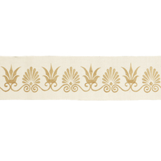 Anthemion Border Ivory/Gold Small