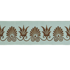 Anthemion Border Ocean/Brown Large