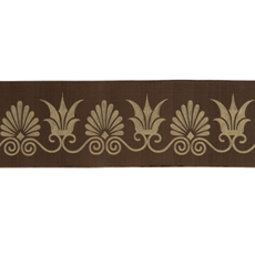 Anthemion Border Brown/Gold Large