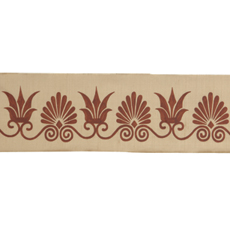 Anthemion Border Gold/Shiraz Large