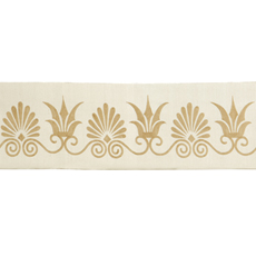 Anthemion Border Ivory/Gold Large