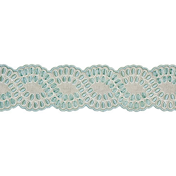 Kimana Aqua Border Trim