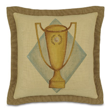 Hand-Painted Golf Trophy