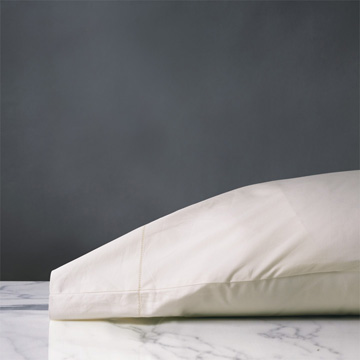 Gianna Hemstitch Pillowcase in Ivory