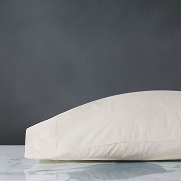 Vail Percale Pillowcase In Ivory