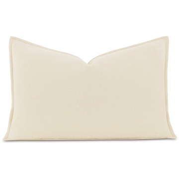 Brera Flannel Queen Sham In Ivory