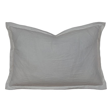 Shiloh Linen Queen Sham in Cement