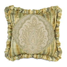 Radford Diamond With Ruched Welt Decorative Pillow