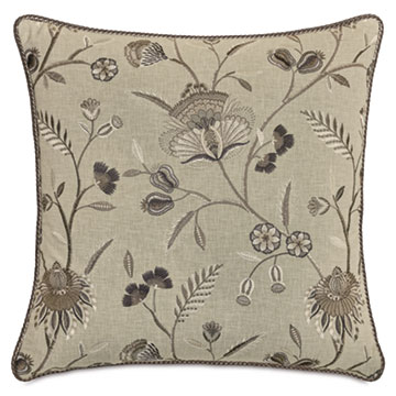 ROSECLIFF FLORAL DECORATIVE PILLOW