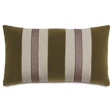 RUFUS STRIPED DECORATIVE PILLOW