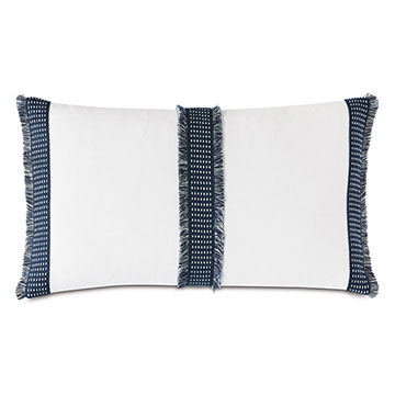 Saya Woven Tape Decorative Pillow