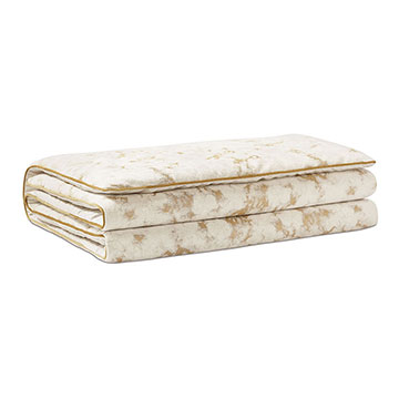 Marceau Metallic Marble Bed Scarf