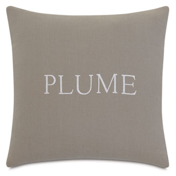 Plume Feather Pillow Sample