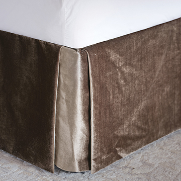 Silvio Velvet Bed Skirt