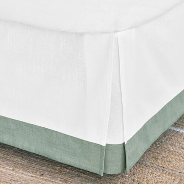 CASA GUAVA COLORBLOCK BED SKIRT