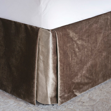 LAETITIA VELVET BED SKIRT