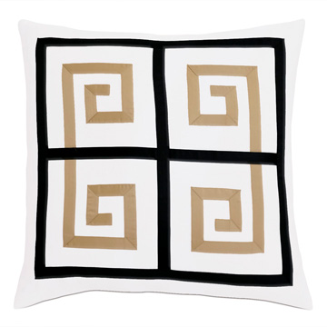 Sloane Greek Key Decorative Pillow