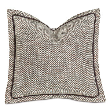 Steeplechaser Textured Decorative Pillow