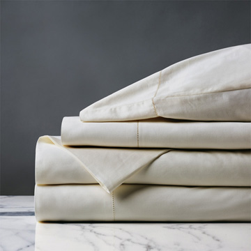 Roma Sateen Sheet Set in Ivory