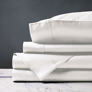 Deluca Sateen Sheet Set in White