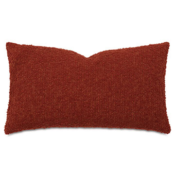 MARL DECORATIVE PILLOW IN BRICK