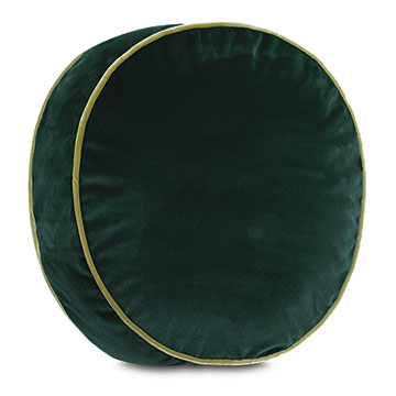 Uma Tambourine Decorative Pillow in Emerald