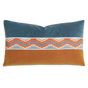 Uma Blaze Decorative Pillow in Tangerine