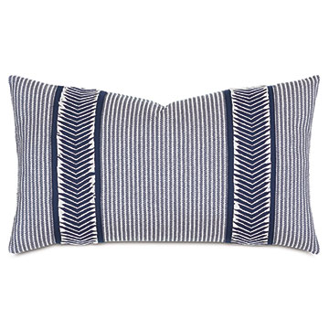 Osiris Raffia Border Decorative Pillow