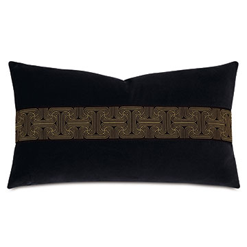 Watts Greek Key Border Decorative Pillow