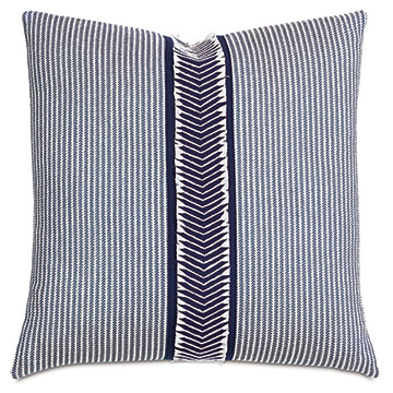 Osiris Raffia Border Decorative Pillow