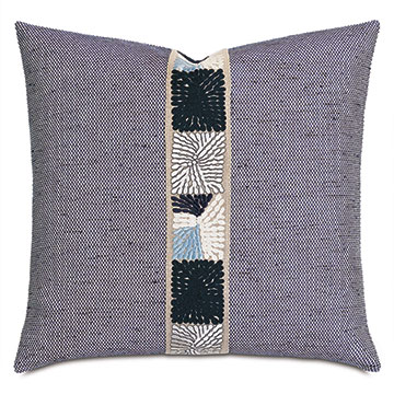 SPECKLE EMBROIDERED DECORATIVE PILLOW