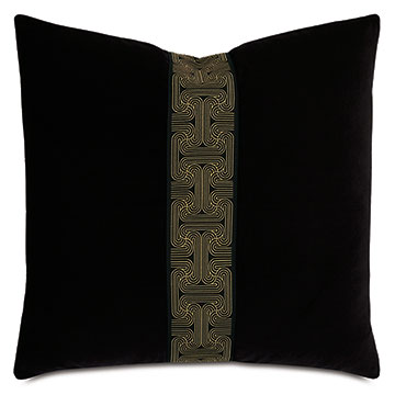 Watts Greek Key Border Decorative Pillow