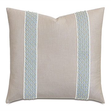 Yesenia Beaded Border Decorative Pillow