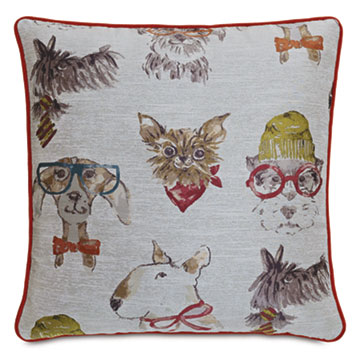 BARK SLOPE WHIMSICAL DECORATIVE PILLOW