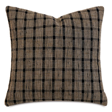 BEACHCOMBER CHECK DECORATIVE PILLOW