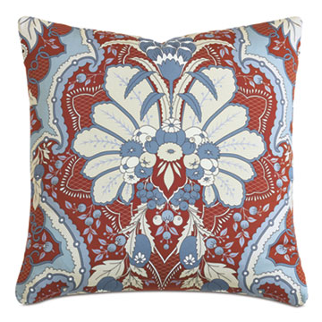 MAYFLOWER FLORAL DECORATIVE PILLOW