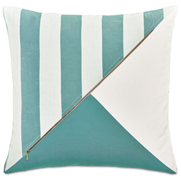 SAIL COLORBLOCK DECORATIVE PILLOW IN SKY