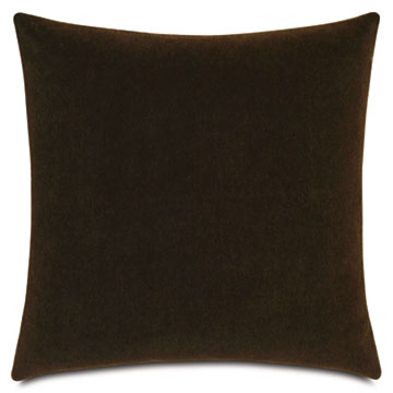 BRAHMS ALPACA DECORATIVE PILLOW IN CHOCOLATE