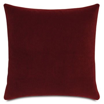 BRAHMS ALPACA DECORATIVE PILLOW IN MERLOT