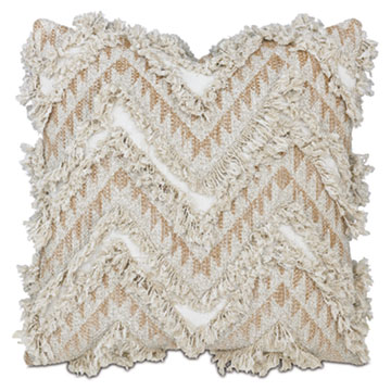 KEISHI WOVEN DECORATIVE PILLOW IN SAND