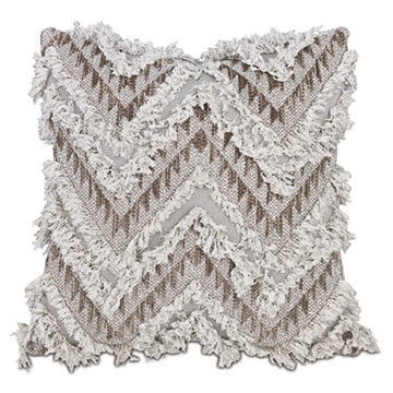 KEISHI WOVEN DECORATIVE PILLOW IN SLATE