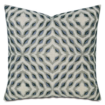 TIERNEY EMBROIDERED DECORATIVE PILLOW