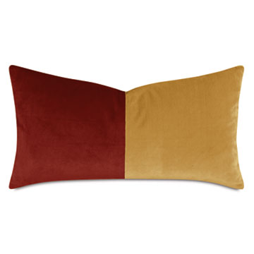 UMA COLORBLOCK DECORATIVE PILLOW IN STARBURST