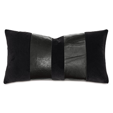 ORIEL STRIPE DECORATIVE PILLOW IN CHARCOAL