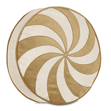 Tinsel Swirl Decorative Pillow