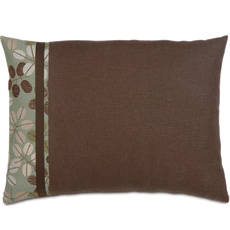 Leon Chestnut Standard Sham Left