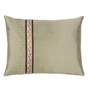 Serico Sage Standard Sham Left