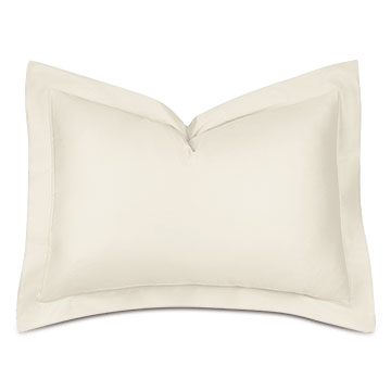 Deluca Sateen Standard Sham in Ivory