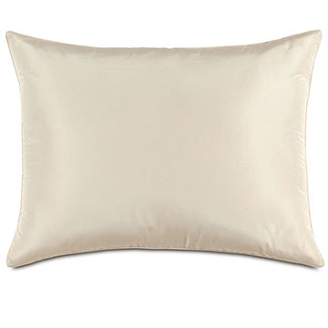 Freda Taffeta Standard Sham in Ivory